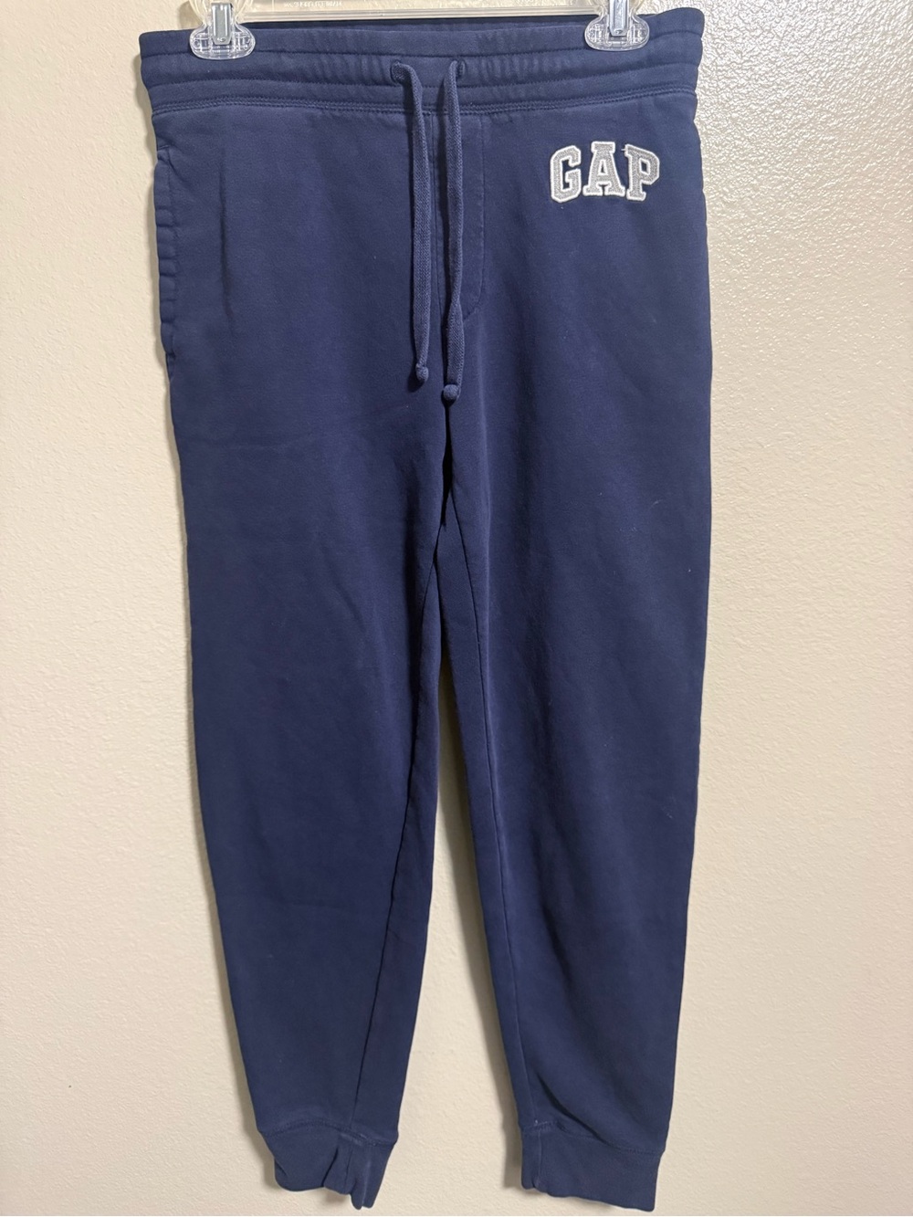 GAP Men's Navy Drawstring Fleece Joggers